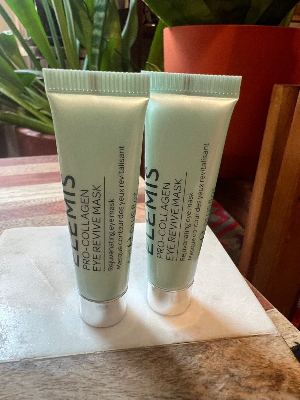 NEW sealed 2 mini Elemis pro collagen eye revive mask